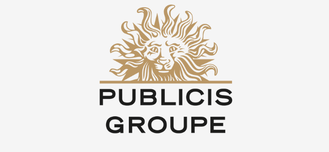 logo publicis šedá pozadí