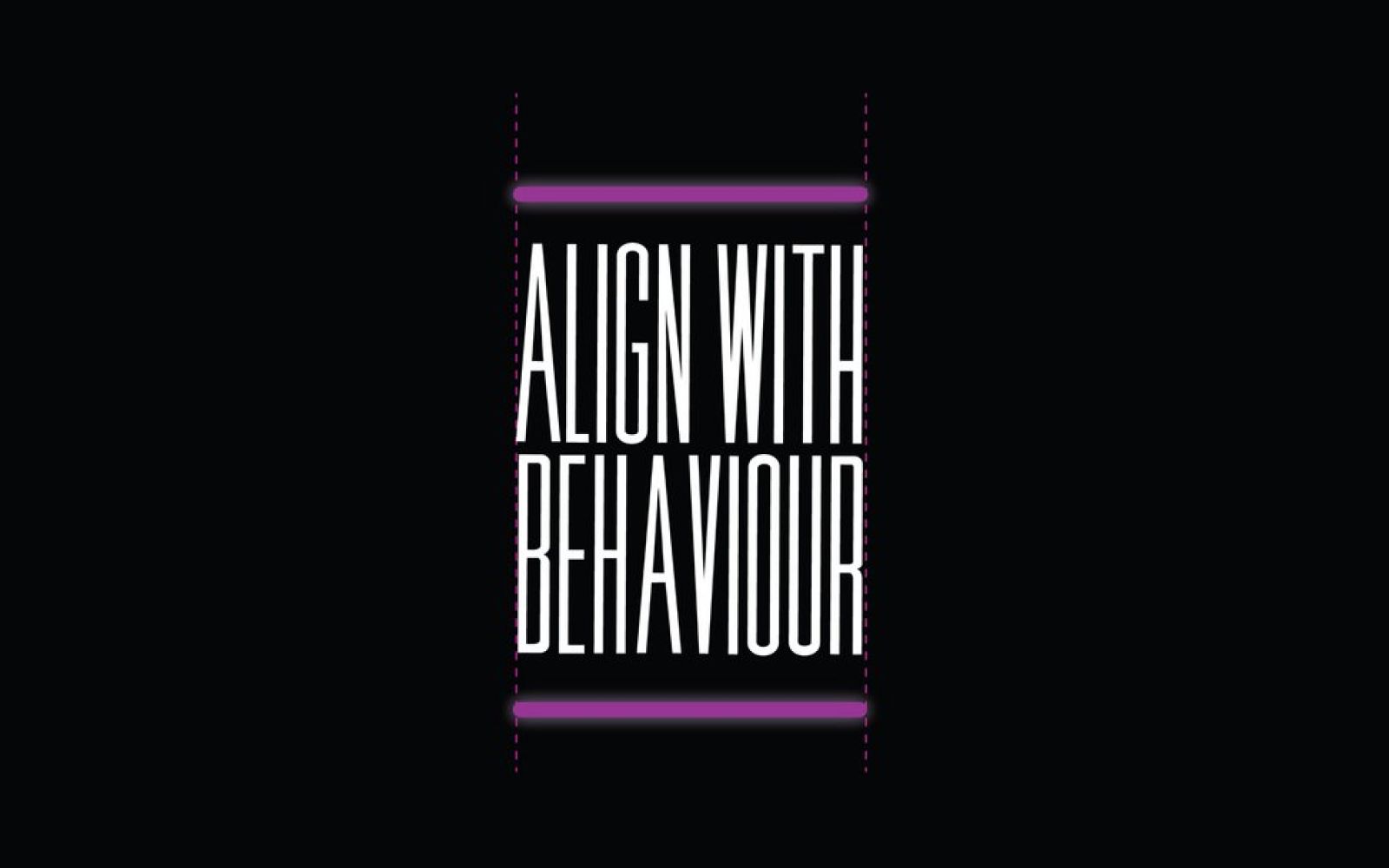 V souladu s chováním