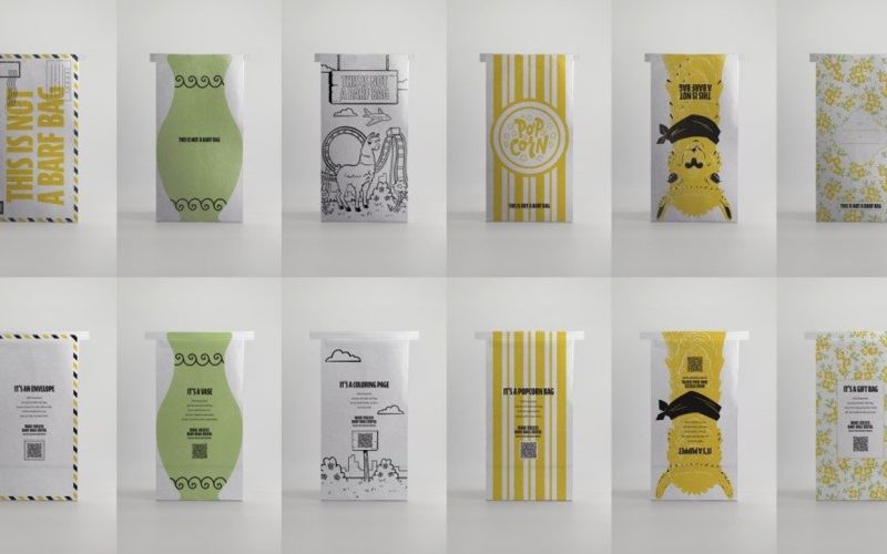 Farmaceutická značka natočila dokument o sáčku na zvracení