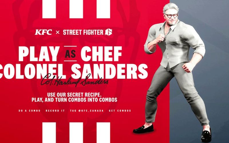 KFC zve zákazníky, aby si nakopali zadky s Colonelem ve Street Fighter 6