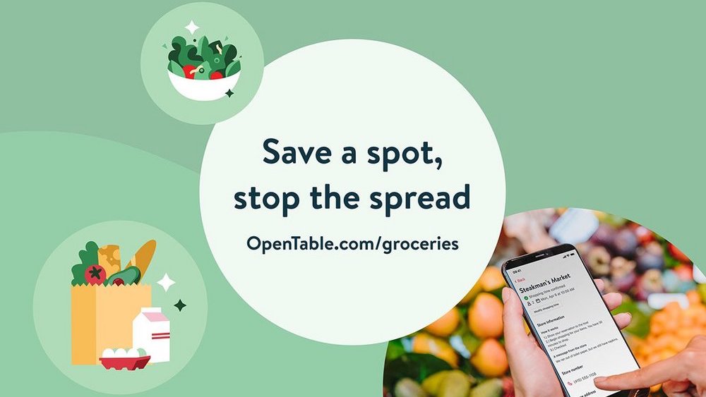 Open Table nabízí rezervace nákupů  